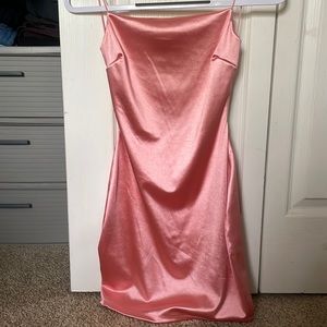 Womens Satin Homecoming Dress